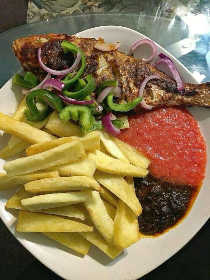 Fried Yam Chips (Yam Fries) — authentic Ghanaian recipe