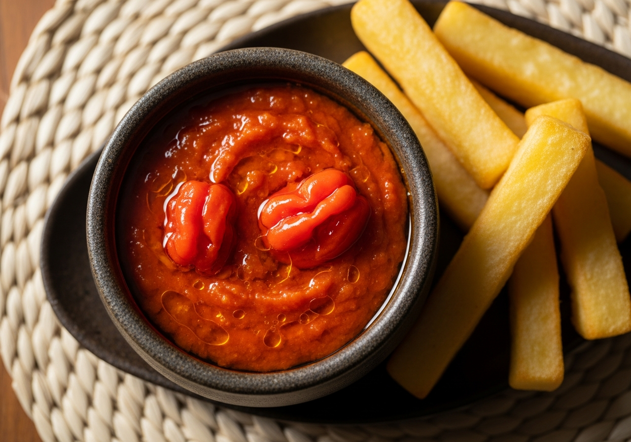 Ghanaian Pepper Sauce (Fresh Chili Sauce) — authentic Ghanaian recipe