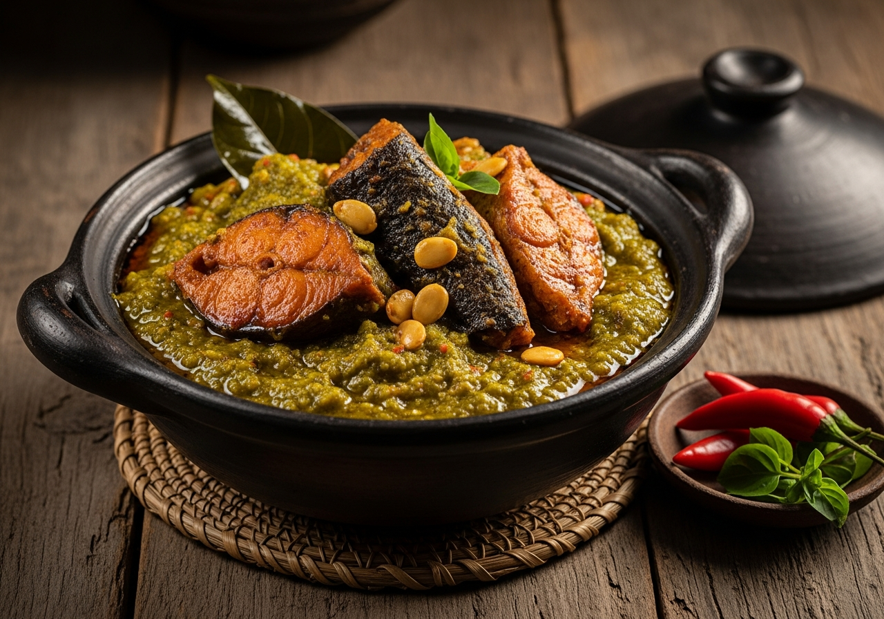 Kontomire Stew (Palava Sauce) — authentic Ghanaian recipe